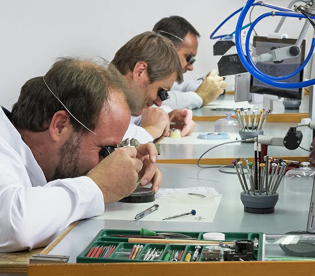 watch servicing - watchmaking expertise for over two centuries
