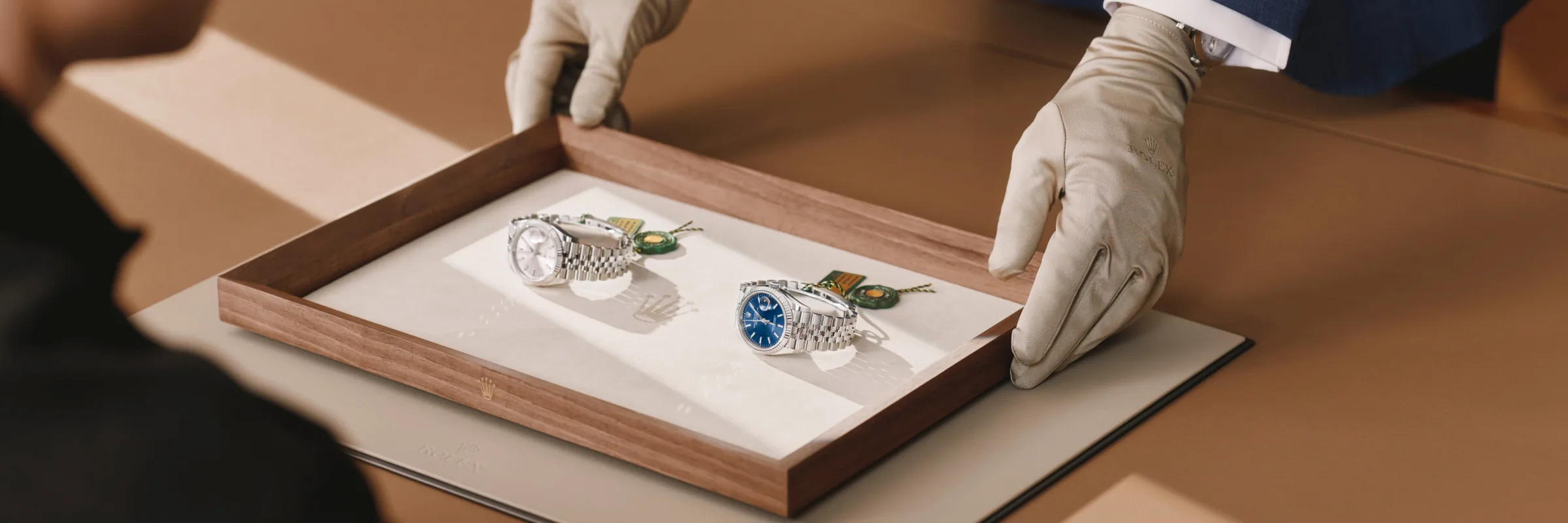 Consulenza per orologi Rolex in boutique.
