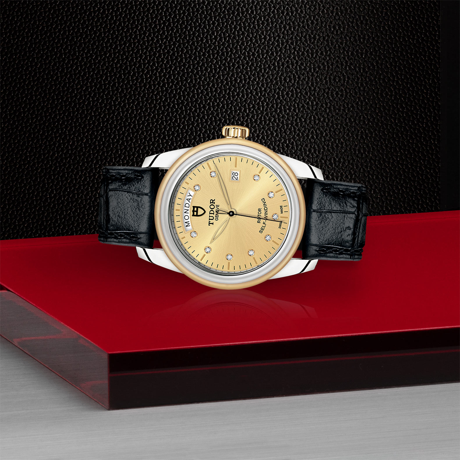 TUDOR Glamour Date+Day - M56003-0035