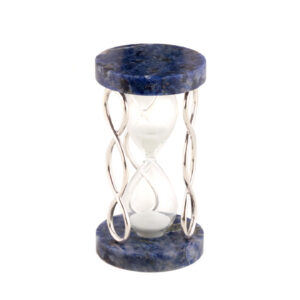 Sodalite hourglass