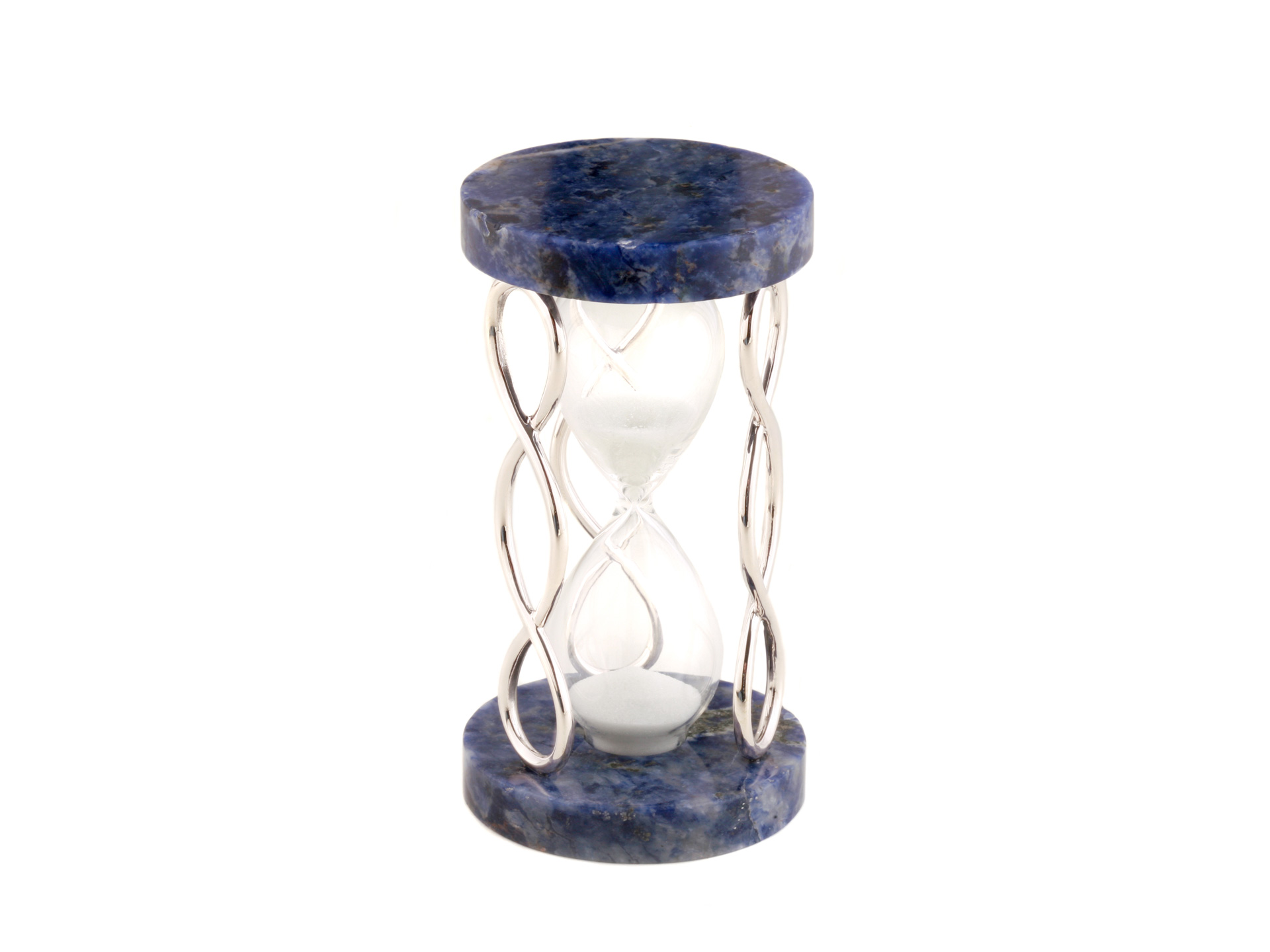 Sodalite hourglass