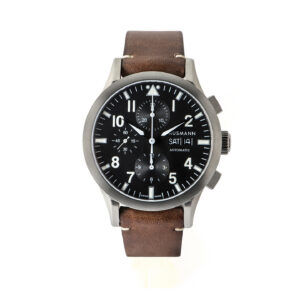 Pilot cronograph in stainless steel