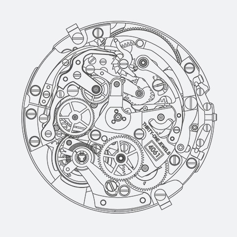 Il calibro El Primero 4061, montato sul Chronomaster 1961