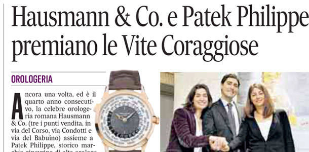 Immagine placeholder per l'articolo: La stampa annuncia la quarta edizione del Premio Hausmann & Co. Patek Philippe dedicato al Bambino Gesù