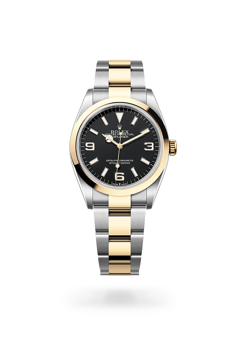 Rolex Rolex 
Explorer 36
Oyster, 36 mm, Oystersteel and yellow gold
M124273-0001