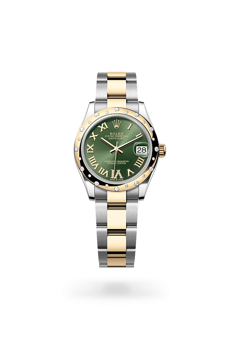 Rolex Rolex 
Datejust 31
Oyster, 31 mm, Oystersteel, yellow gold and diamonds
M278343RBR-0015