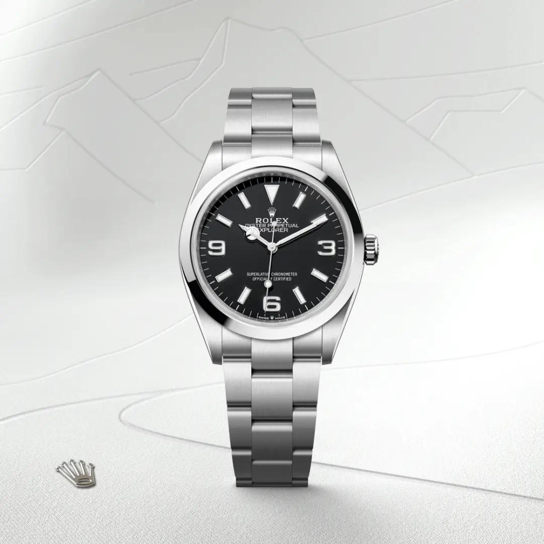 rolex Explorer in Oystersteel, M124270-0001 - Hausmann & Co.