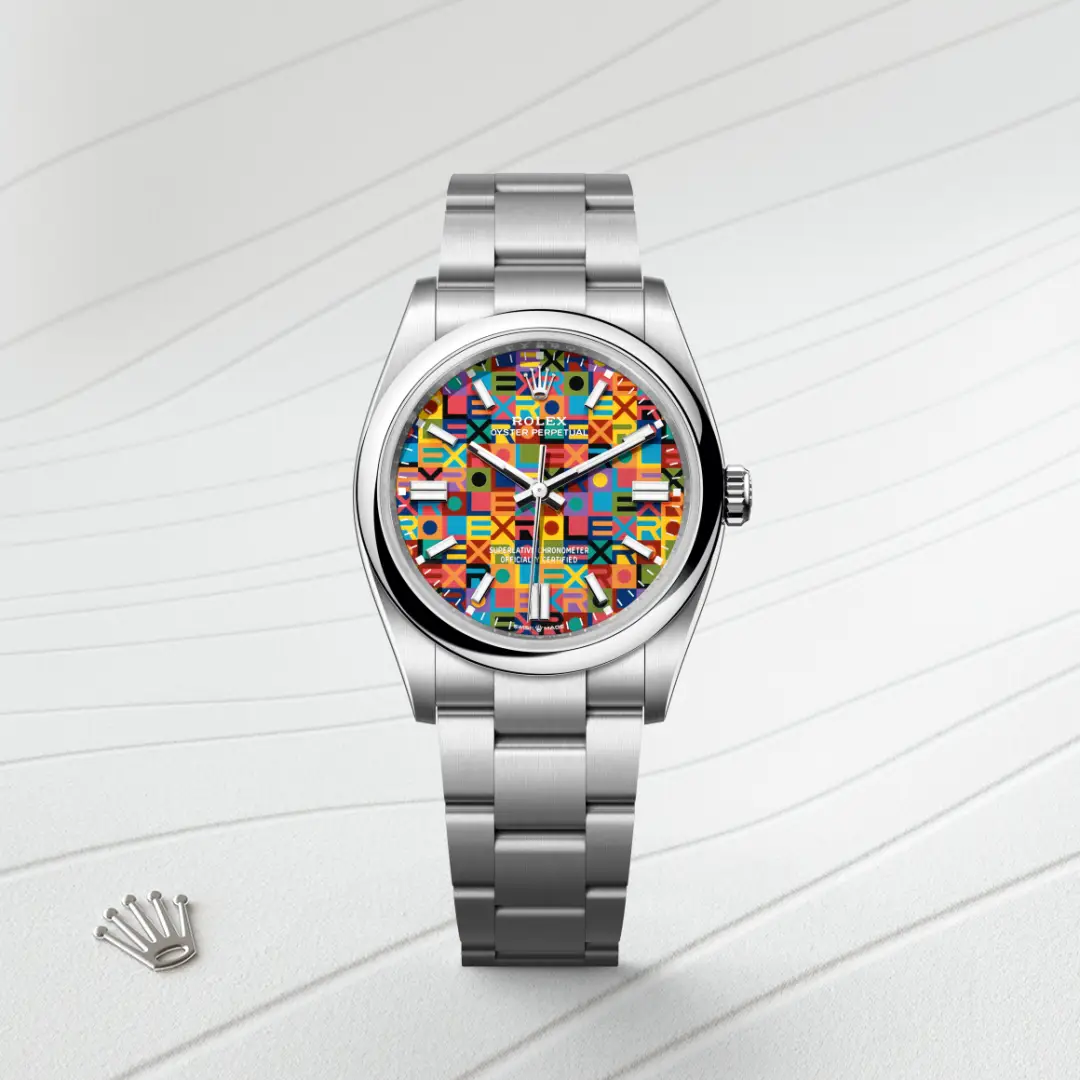 rolex Oyster Perpetual in Oystersteel, M126000-0016 - Hausmann & Co.