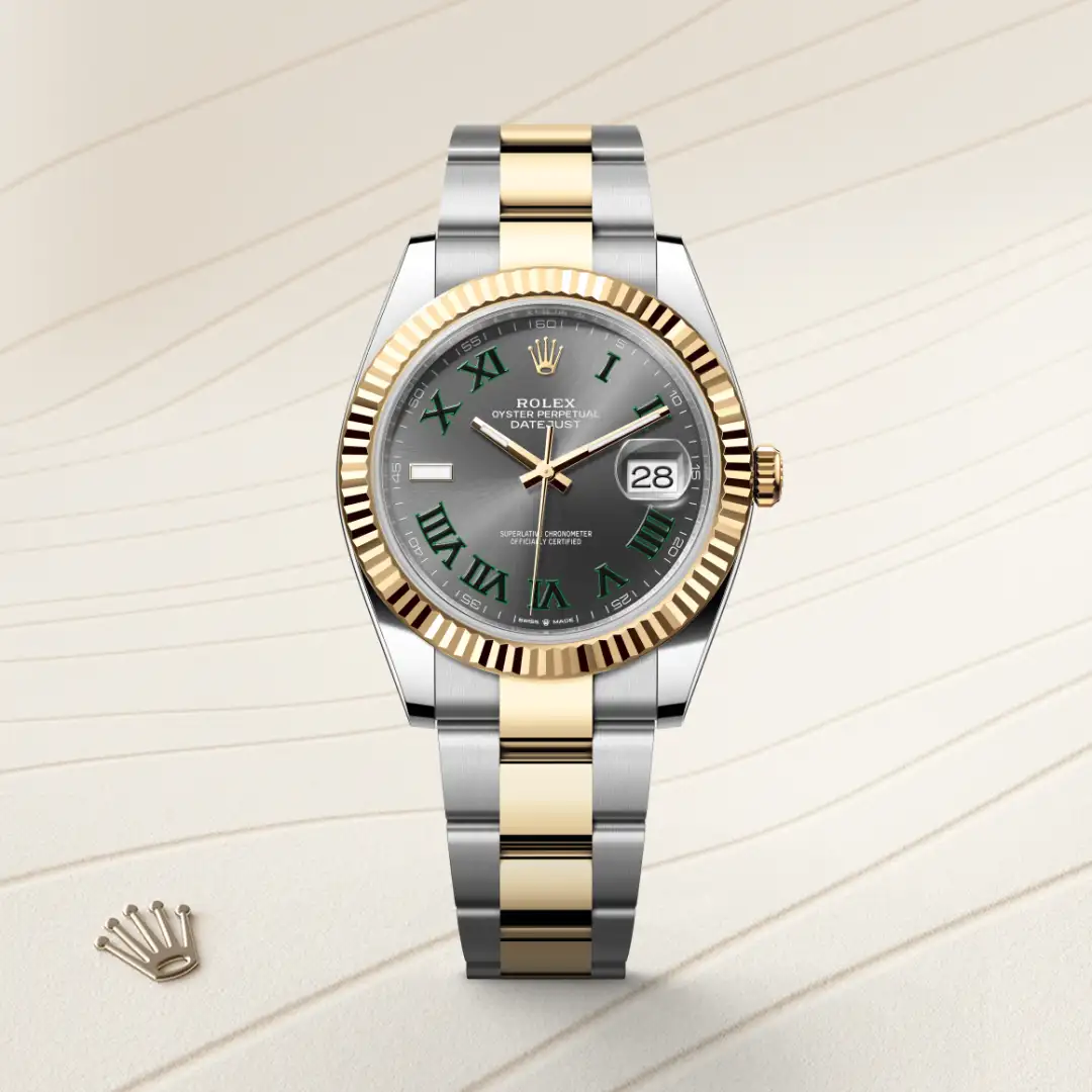 rolex Datejust in Yellow Rolesor - combination of Oystersteel and yellow gold, M126333-0019 - Hausmann & Co.