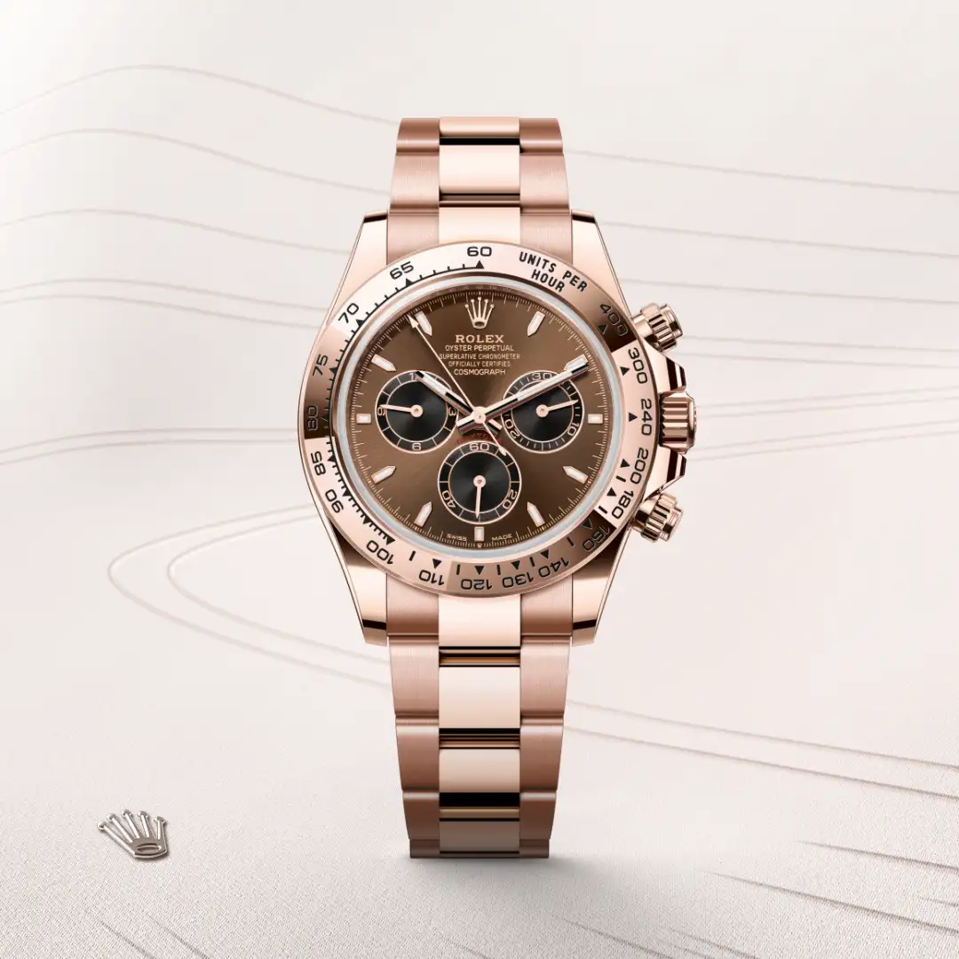 rolex Cosmograph Daytona in 18 ct Everose gold, M126505-0005 - Hausmann & Co.