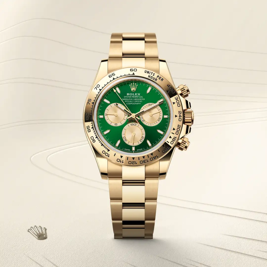 rolex Cosmograph Daytona in 18 ct yellow gold, M126508-0008 - Hausmann & Co.