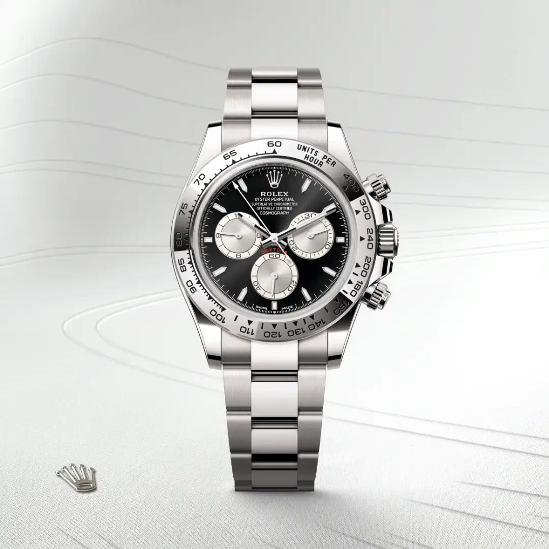 rolex Cosmograph Daytona in 18 ct white gold, M126509-0001 - Hausmann & Co.