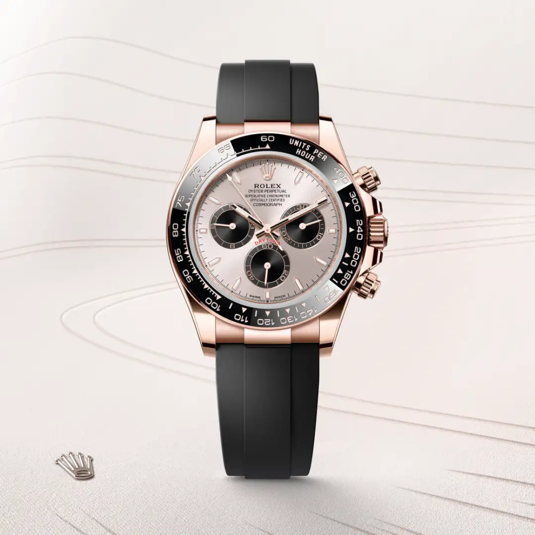 rolex Cosmograph Daytona in 18 ct Everose gold, M126515LN-0006 - Hausmann & Co.