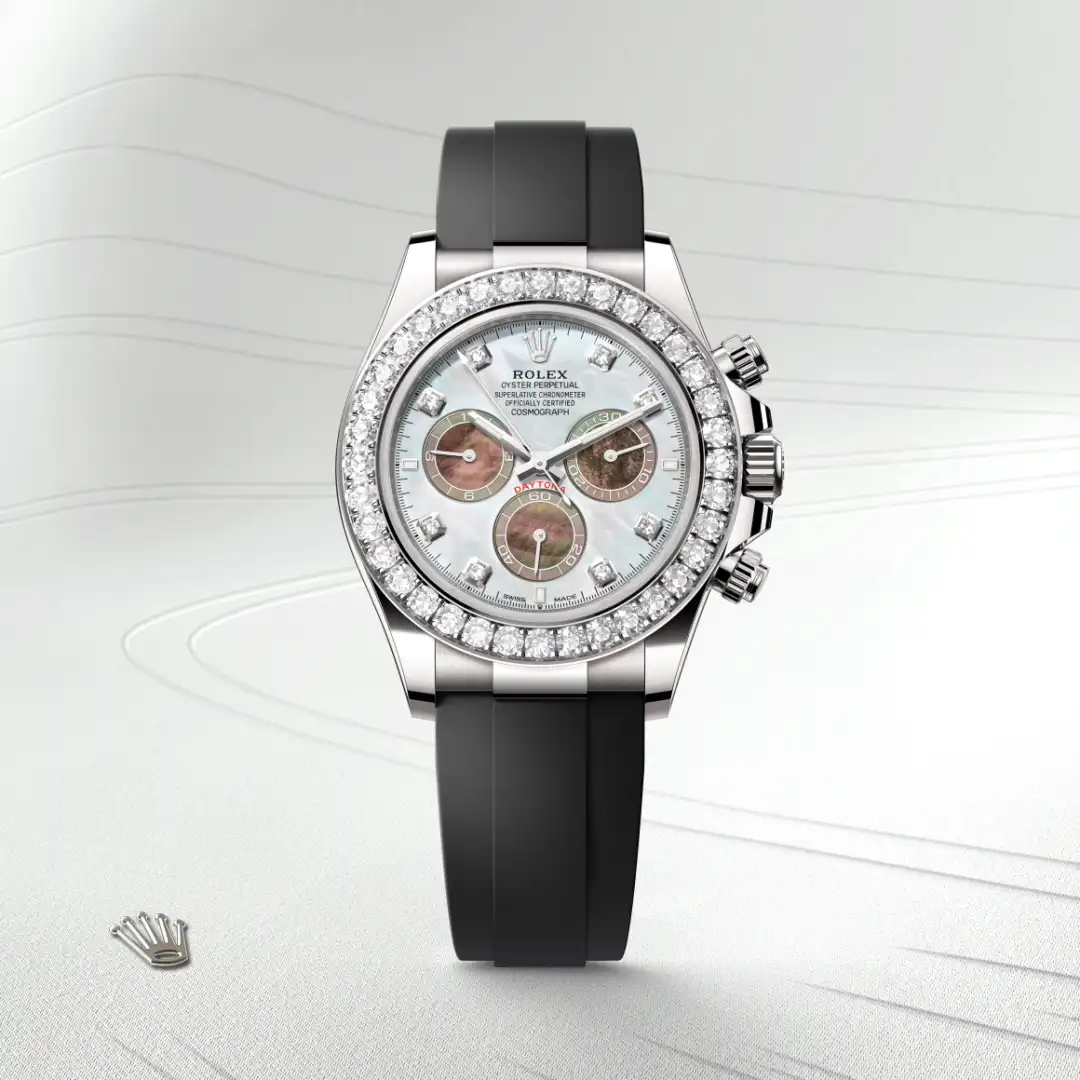 rolex Cosmograph Daytona in 18 ct white gold, M126589RBR-0001 - Hausmann & Co.