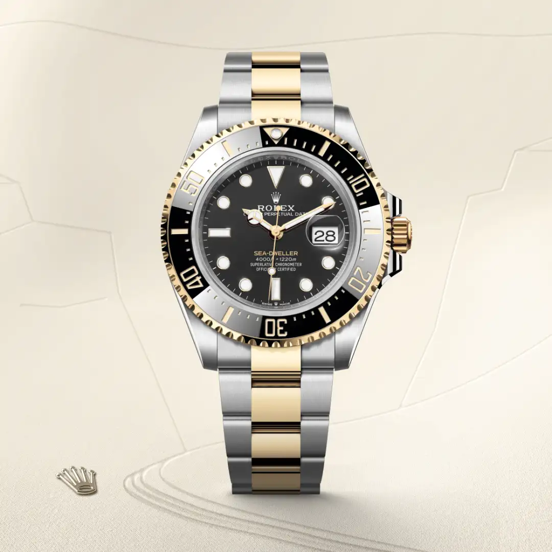 rolex Sea-Dweller in Yellow Rolesor - combination of Oystersteel and yellow gold, M126603-0001 - Hausmann & Co.