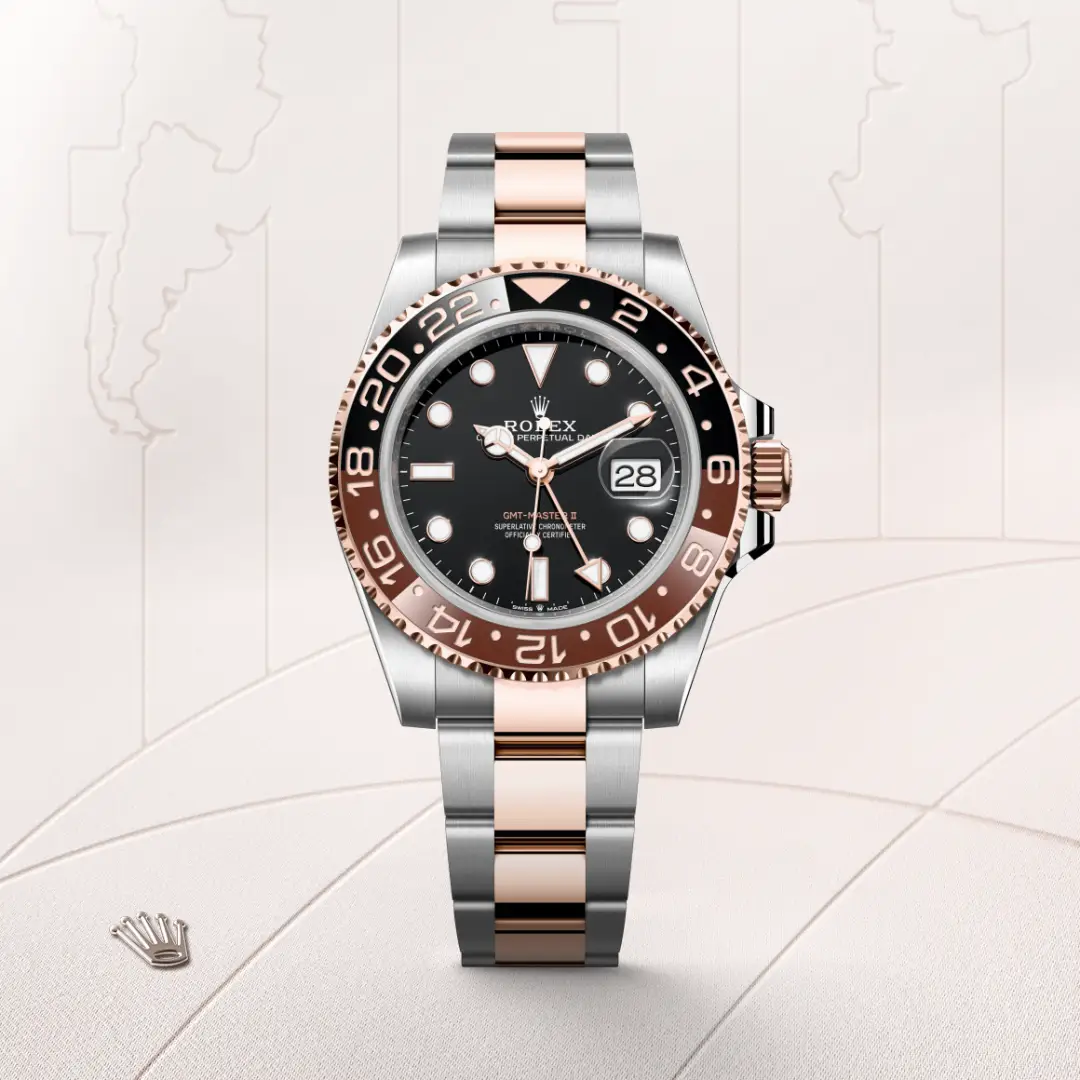 rolex GMT-Master II in Everose Rolesor - combination of Oystersteel and Everose gold, M126711CHNR-0002 - Hausmann & Co.