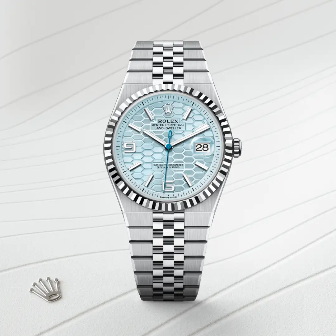 rolex Land-Dweller in Platinum, M127336-0001 - Hausmann & Co.