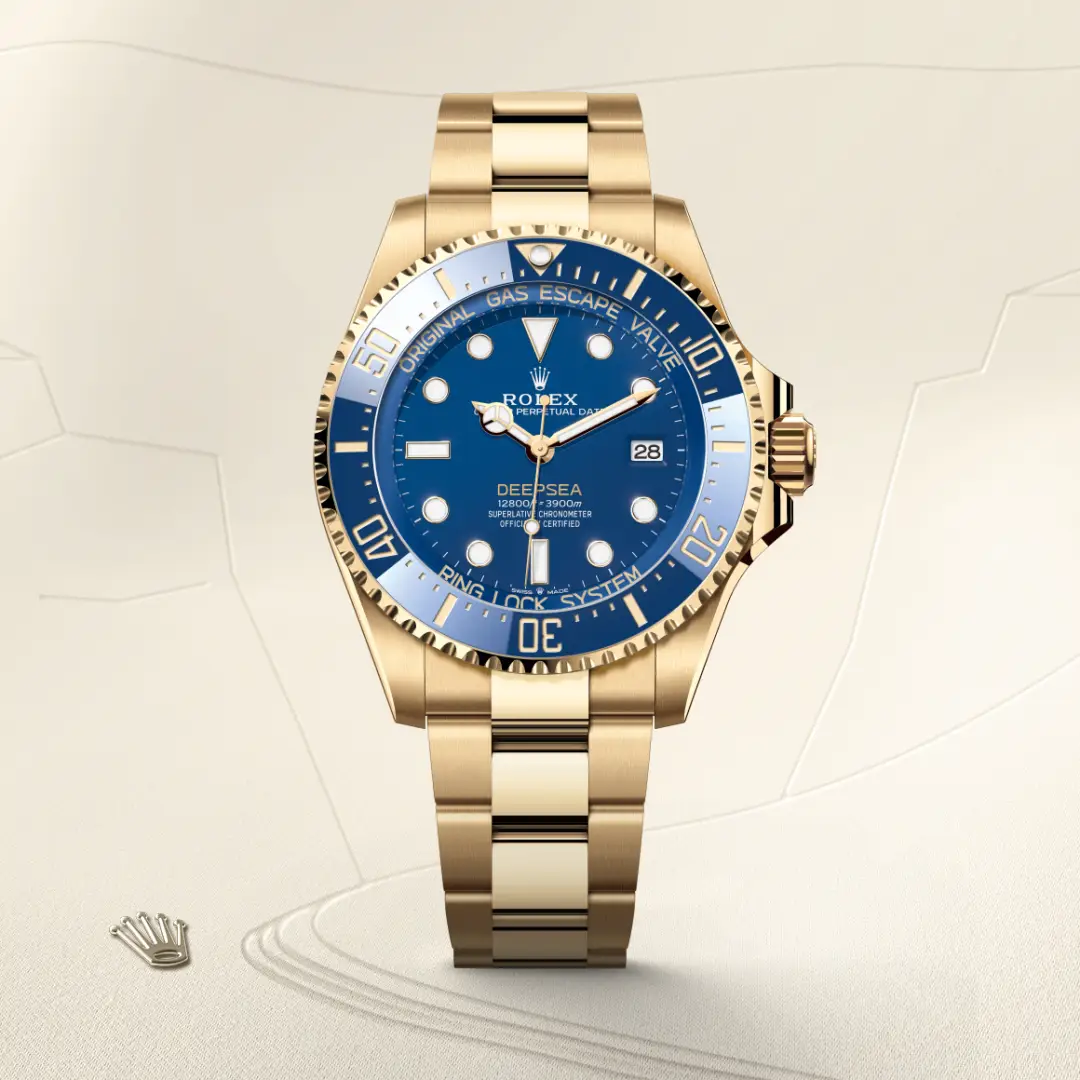 rolex Deepsea in 18 ct yellow gold, M136668LB-0001 - Hausmann & Co.