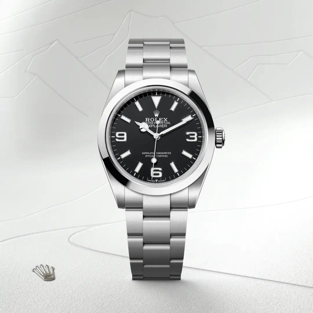 rolex Explorer in Oystersteel, M224270-0001 - Hausmann & Co.