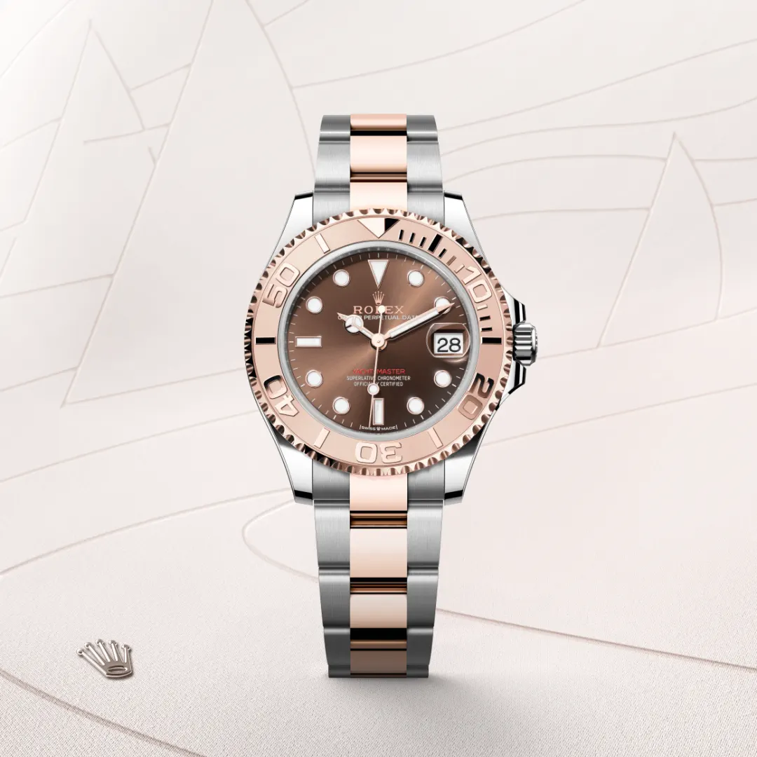 rolex Yacht-Master in Everose Rolesor - combination of Oystersteel and Everose gold, M268621-0003 - Hausmann & Co.