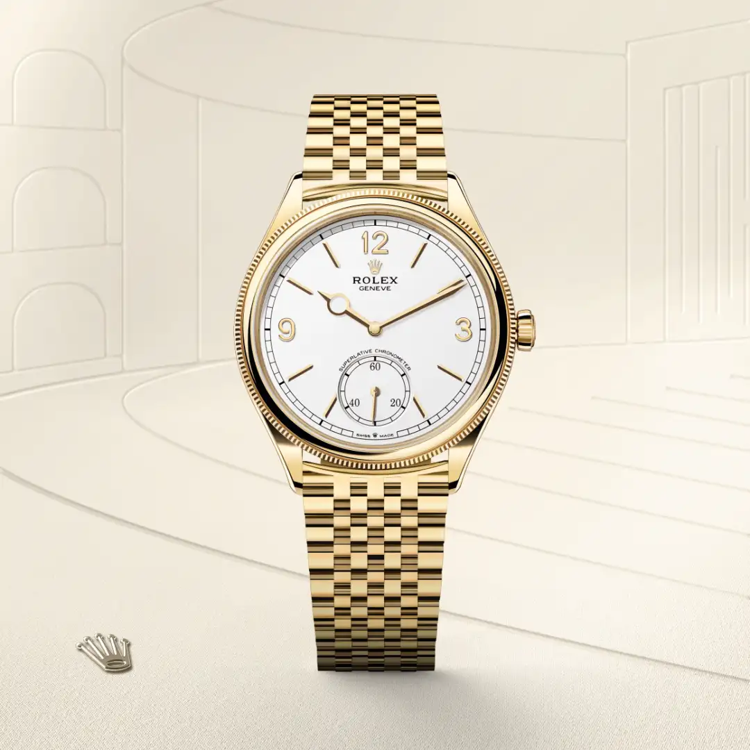 rolex 1908 in 18 ct yellow gold, M52508-0008 - Hausmann & Co.