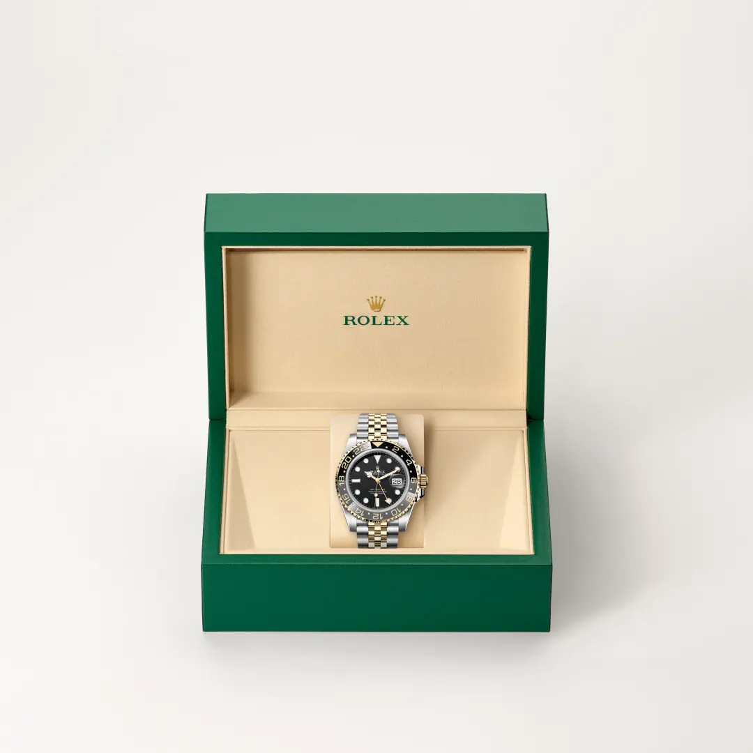 rolex GMT-Master II in Yellow Rolesor - combination of Oystersteel and yellow gold, M126713GRNR-0001 - Hausmann & Co.
