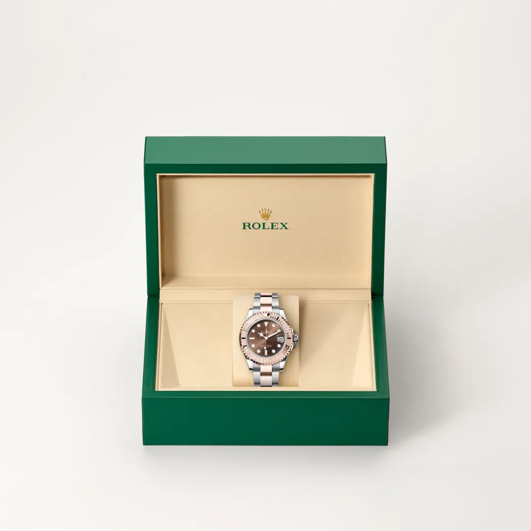 rolex Yacht-Master in Everose Rolesor - combination of Oystersteel and Everose gold, M268621-0003 - Hausmann & Co.