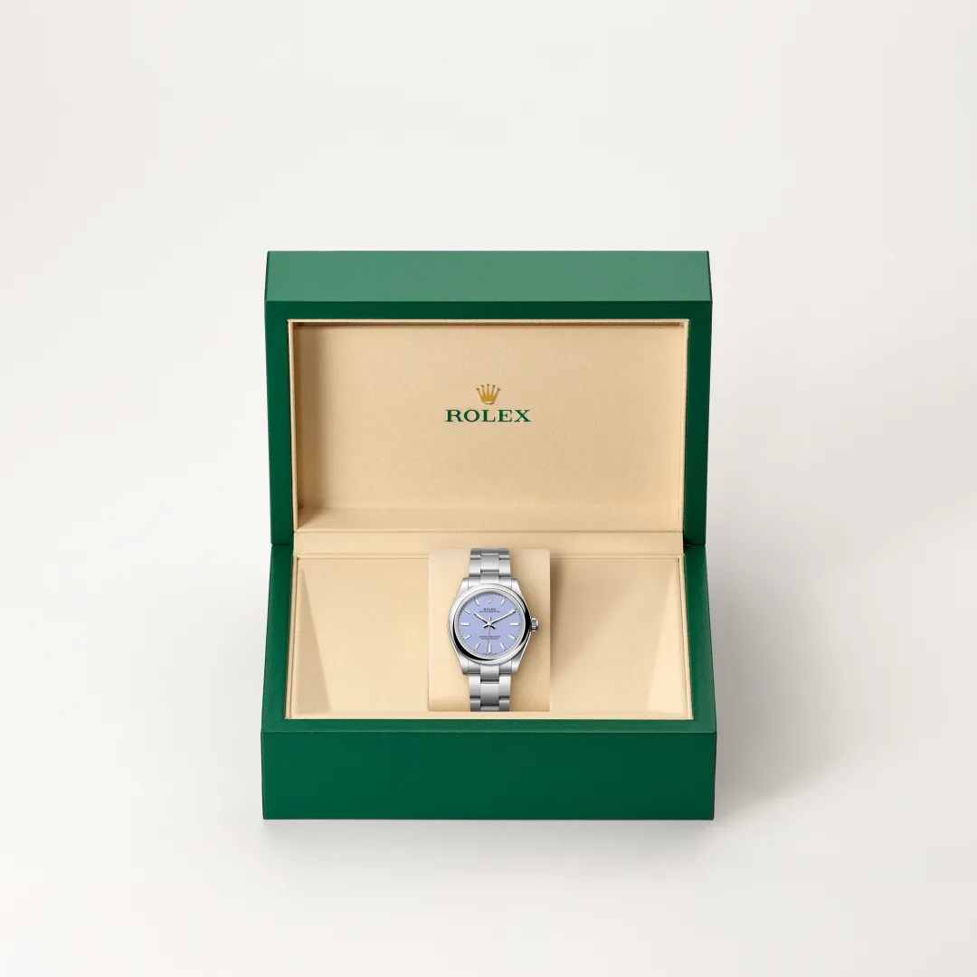 rolex Oyster Perpetual in Oystersteel, M277200-0014 - Hausmann & Co.