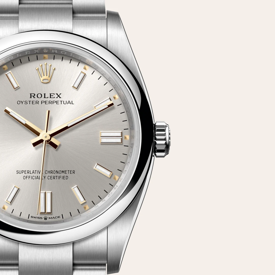 rolex Oyster Perpetual in Oystersteel, M126000-0001 - Hausmann & Co.