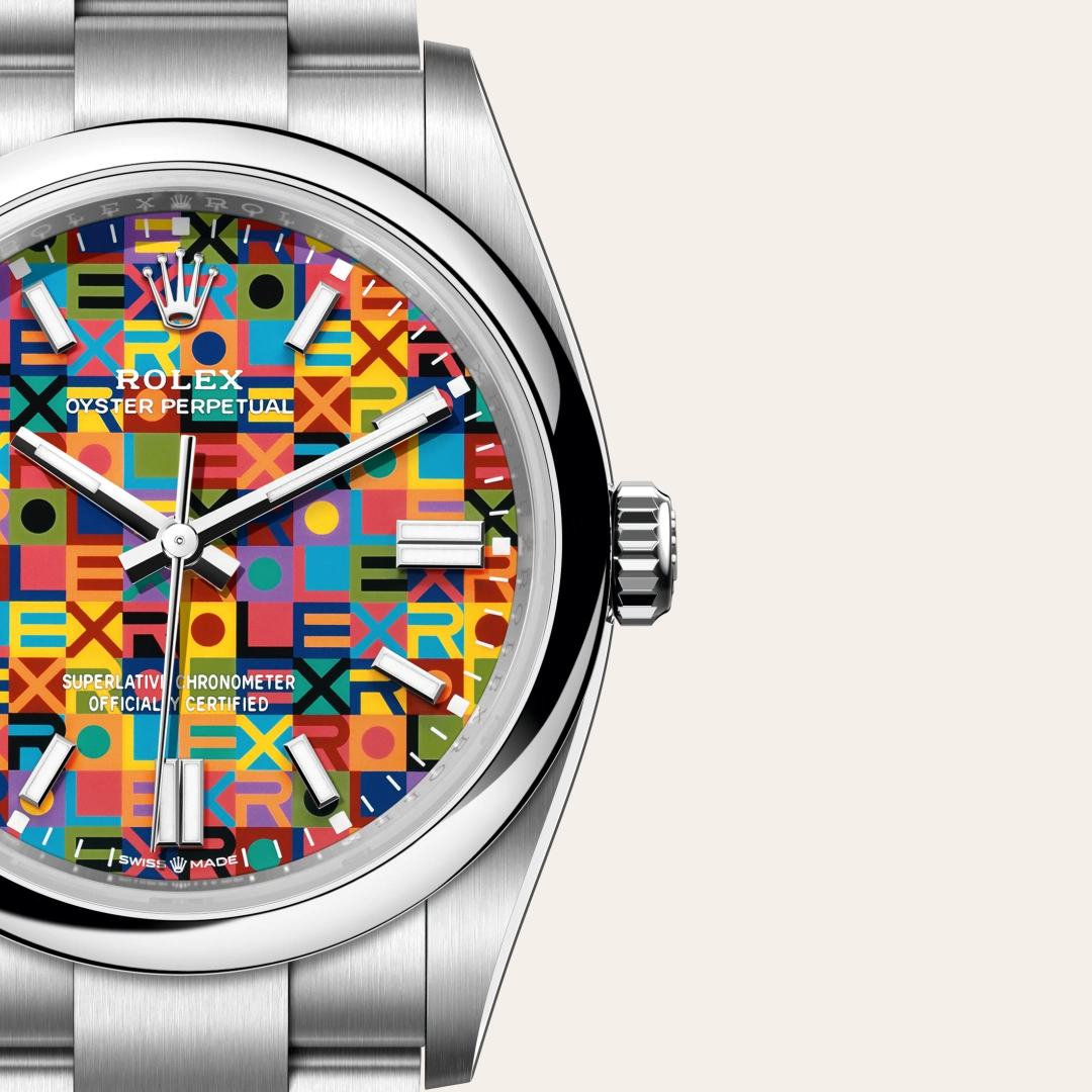 rolex Oyster Perpetual in Oystersteel, M126000-0016 - Hausmann & Co.
