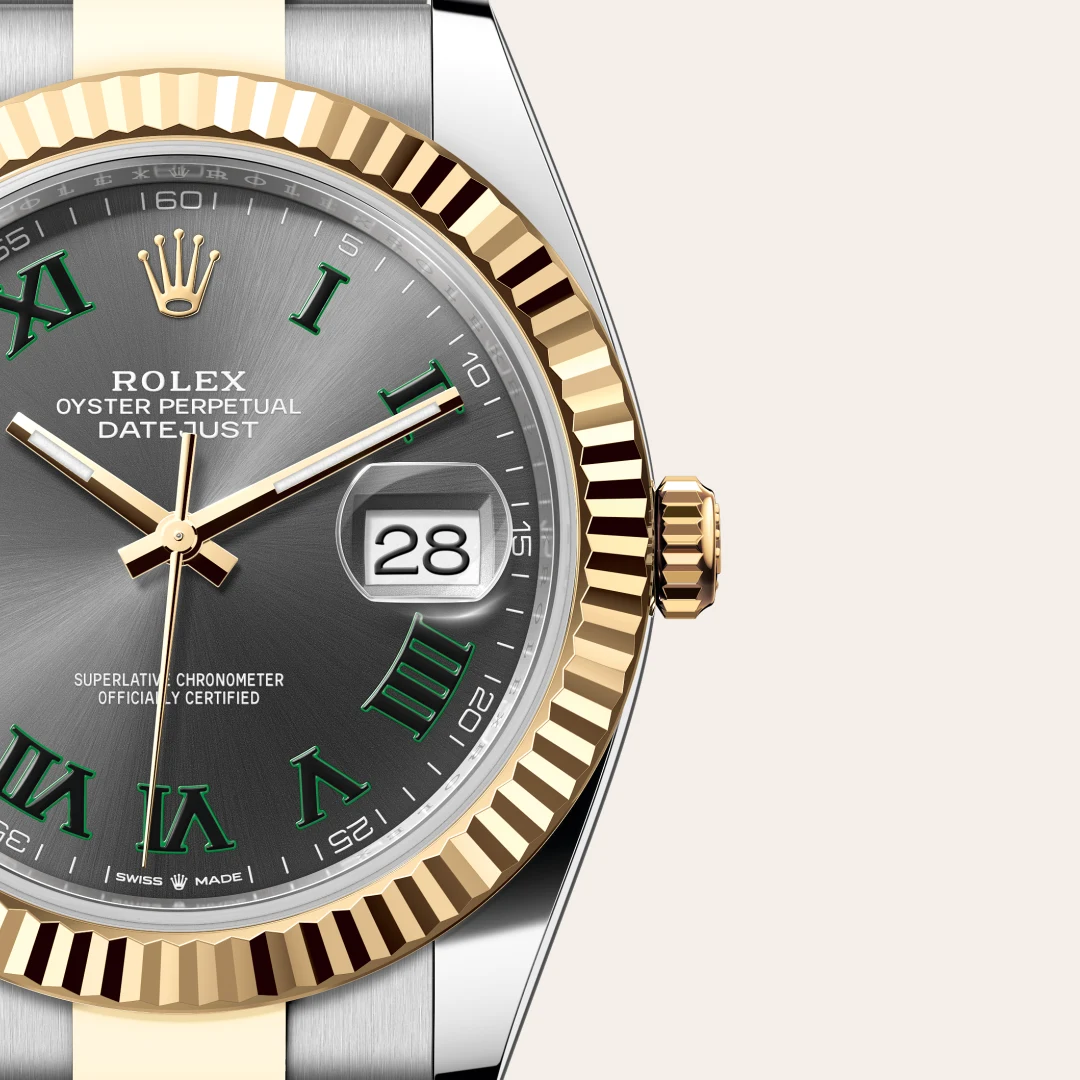 rolex Datejust in Yellow Rolesor - combination of Oystersteel and yellow gold, M126333-0019 - Hausmann & Co.