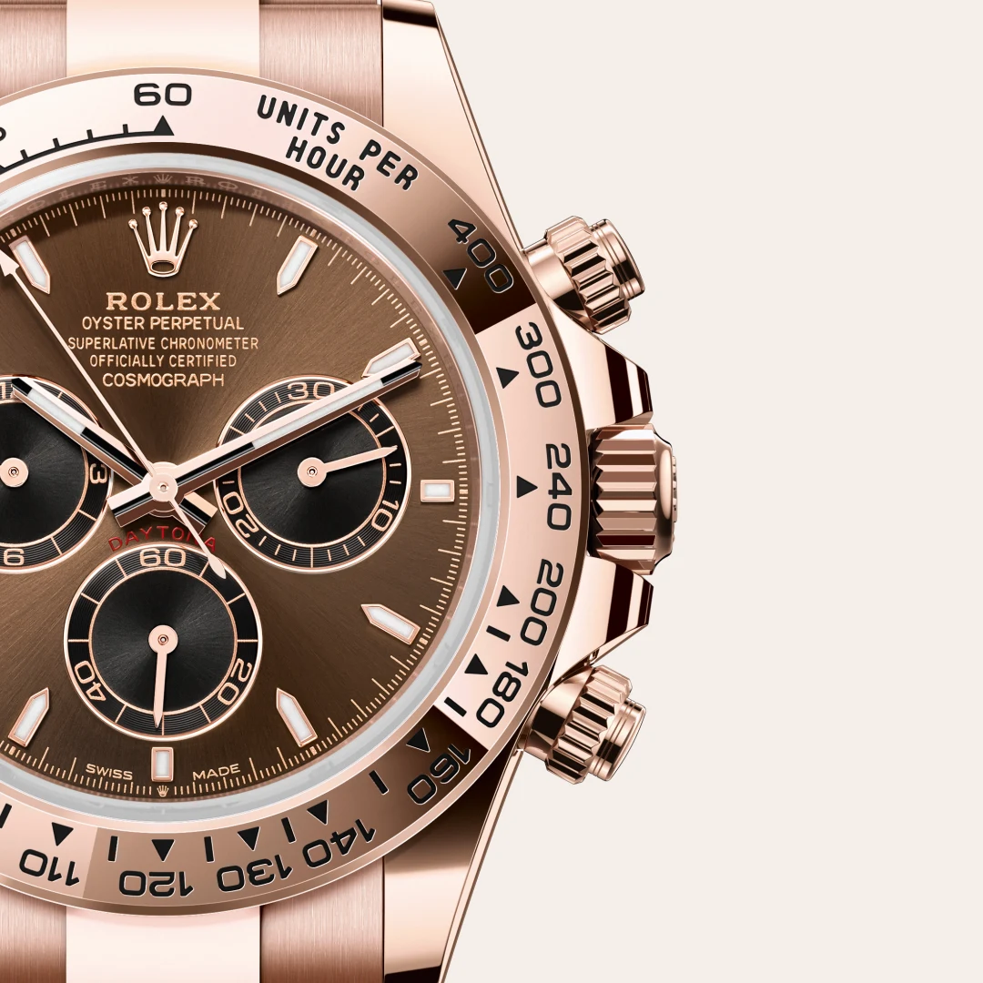 rolex Cosmograph Daytona in 18 ct Everose gold, M126505-0005 - Hausmann & Co.
