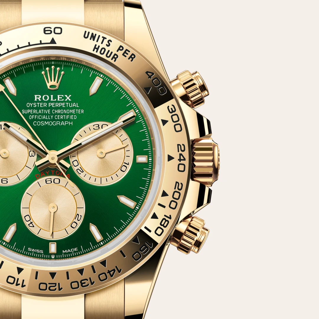 rolex Cosmograph Daytona in 18 ct yellow gold, M126508-0008 - Hausmann & Co.