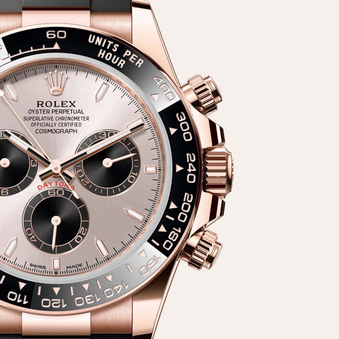 rolex Cosmograph Daytona in 18 ct Everose gold, M126515LN-0006 - Hausmann & Co.