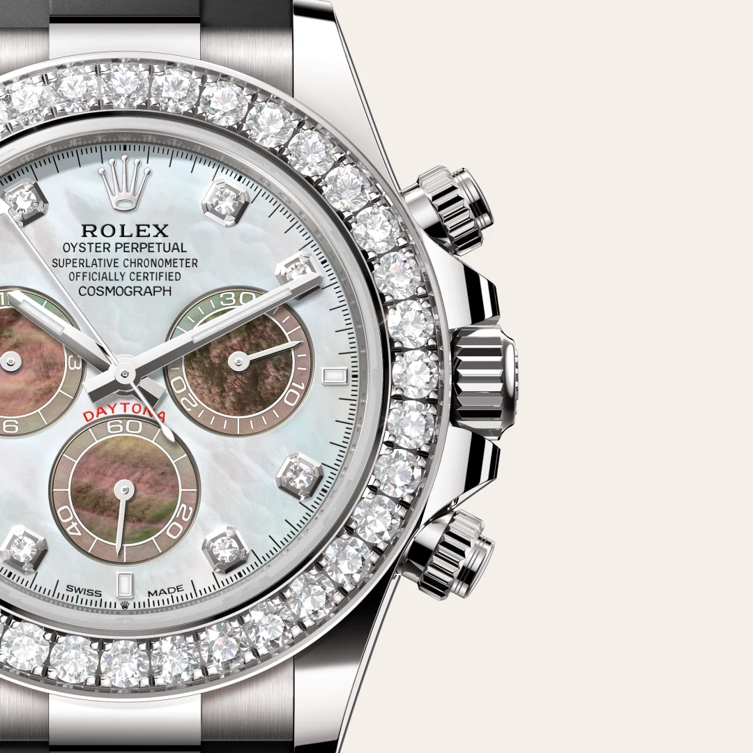 rolex Cosmograph Daytona in 18 ct white gold, M126589RBR-0001 - Hausmann & Co.