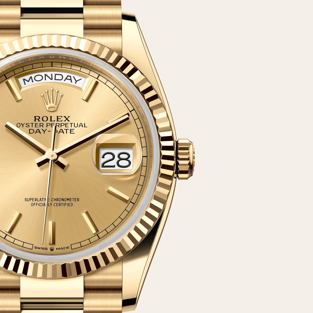 rolex Day-Date in 18 ct yellow gold, M128238-0045 - Hausmann & Co.