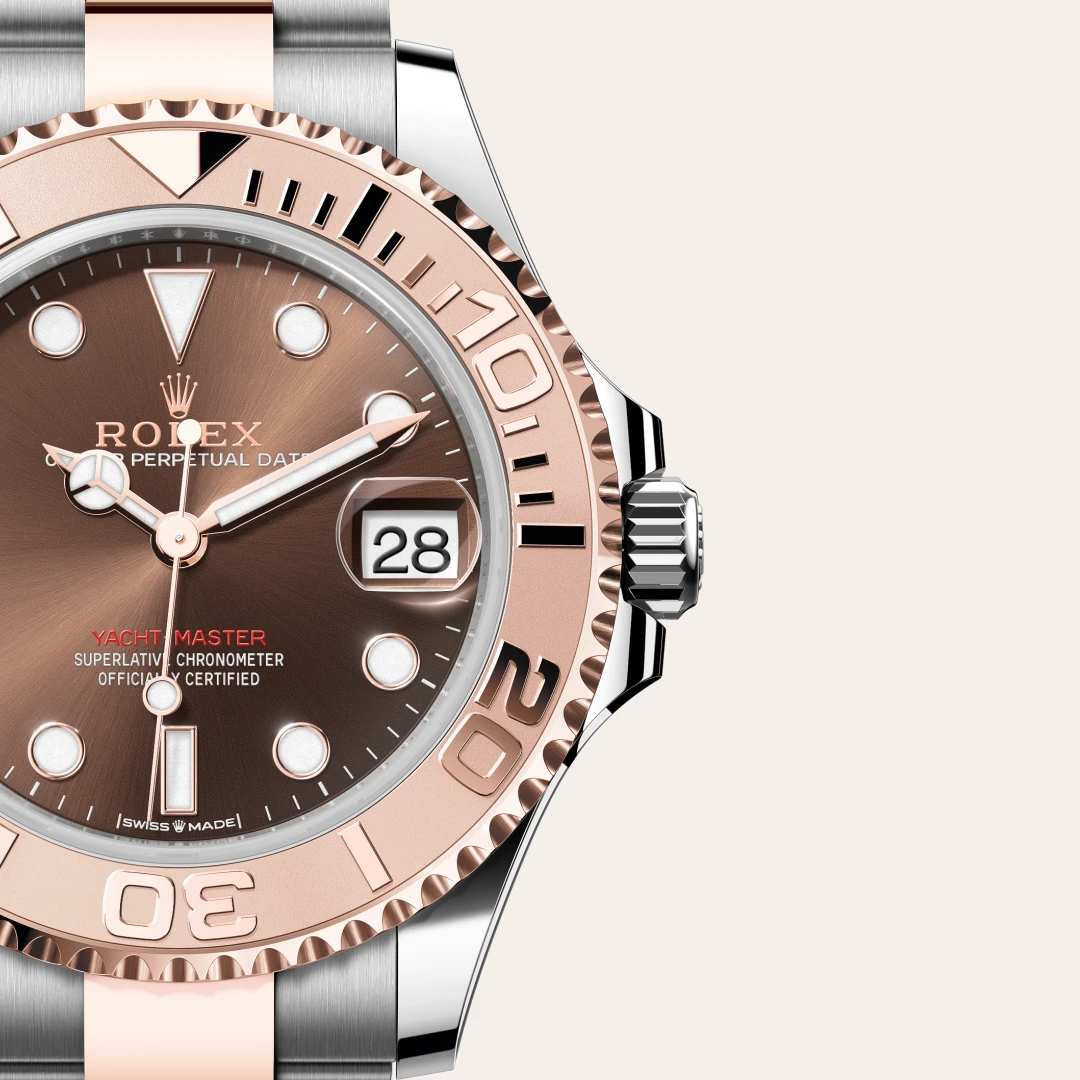rolex Yacht-Master in Everose Rolesor - combination of Oystersteel and Everose gold, M268621-0003 - Hausmann & Co.