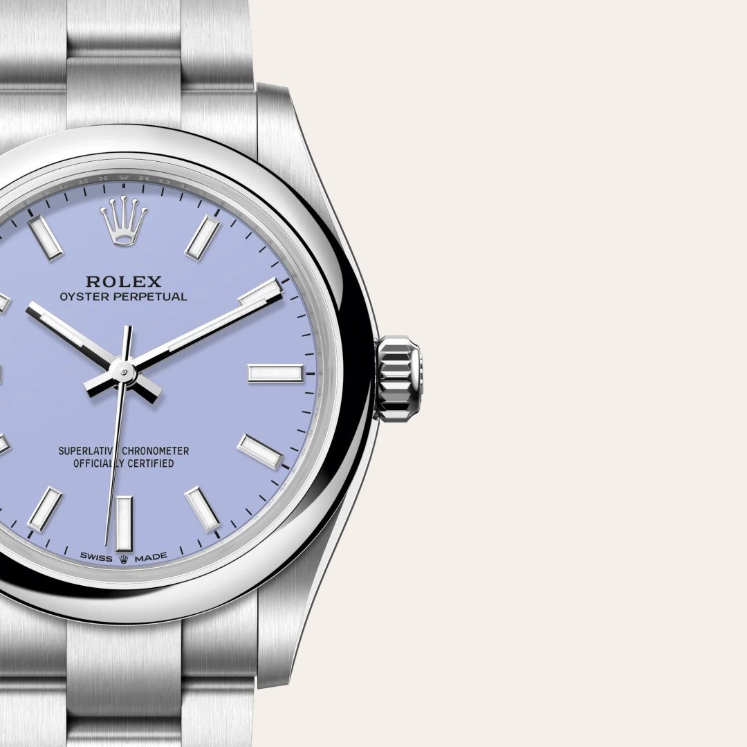 rolex Oyster Perpetual in Oystersteel, M277200-0014 - Hausmann & Co.